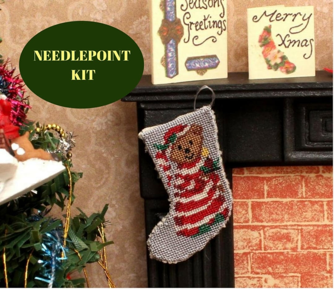 Dollhouse Christmas Stocking Kit Christmas Dollhouse Etsy