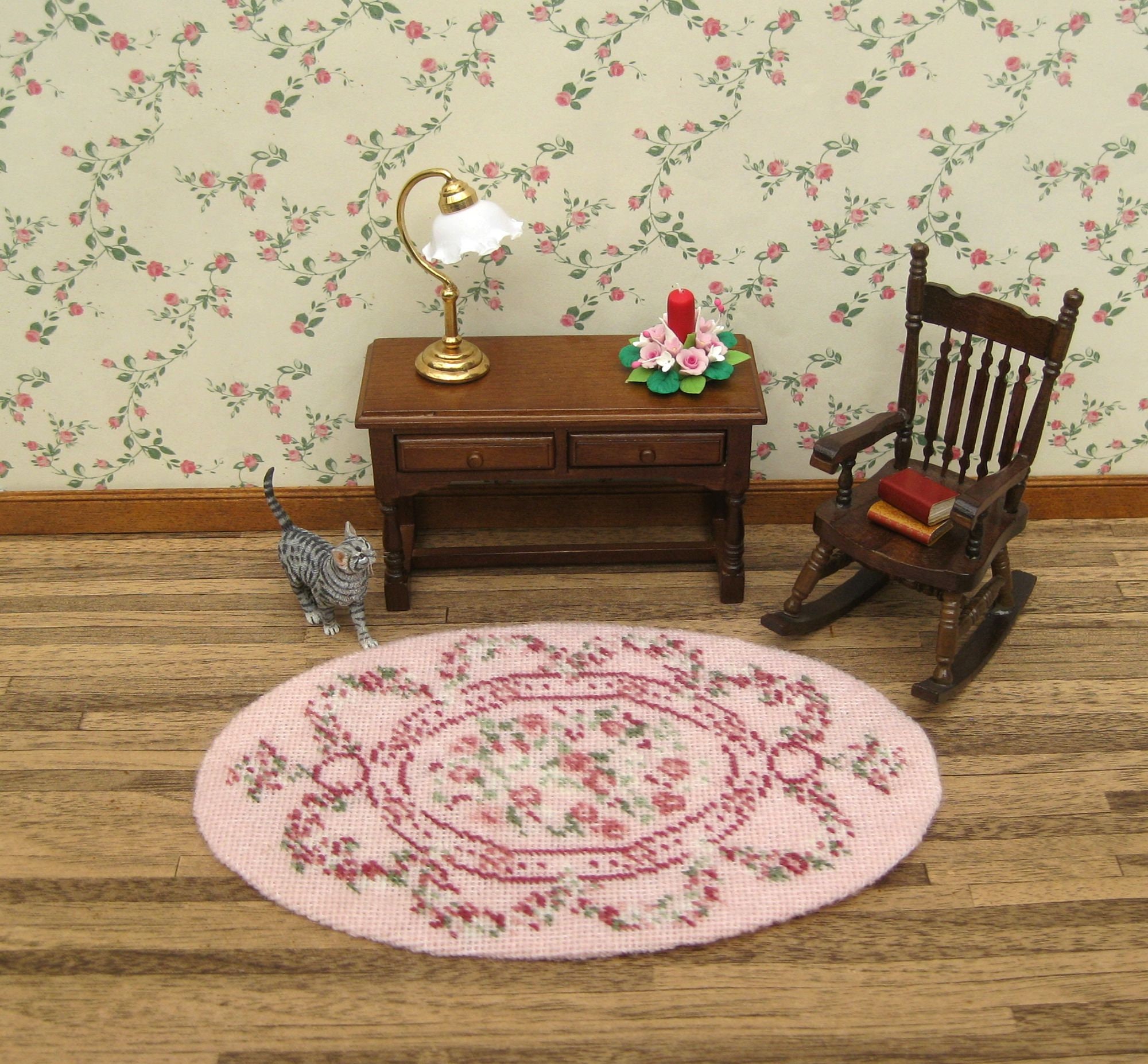Dollhouse Miniatures Rug KIT. Doll House Rug for 112 Scale Etsy