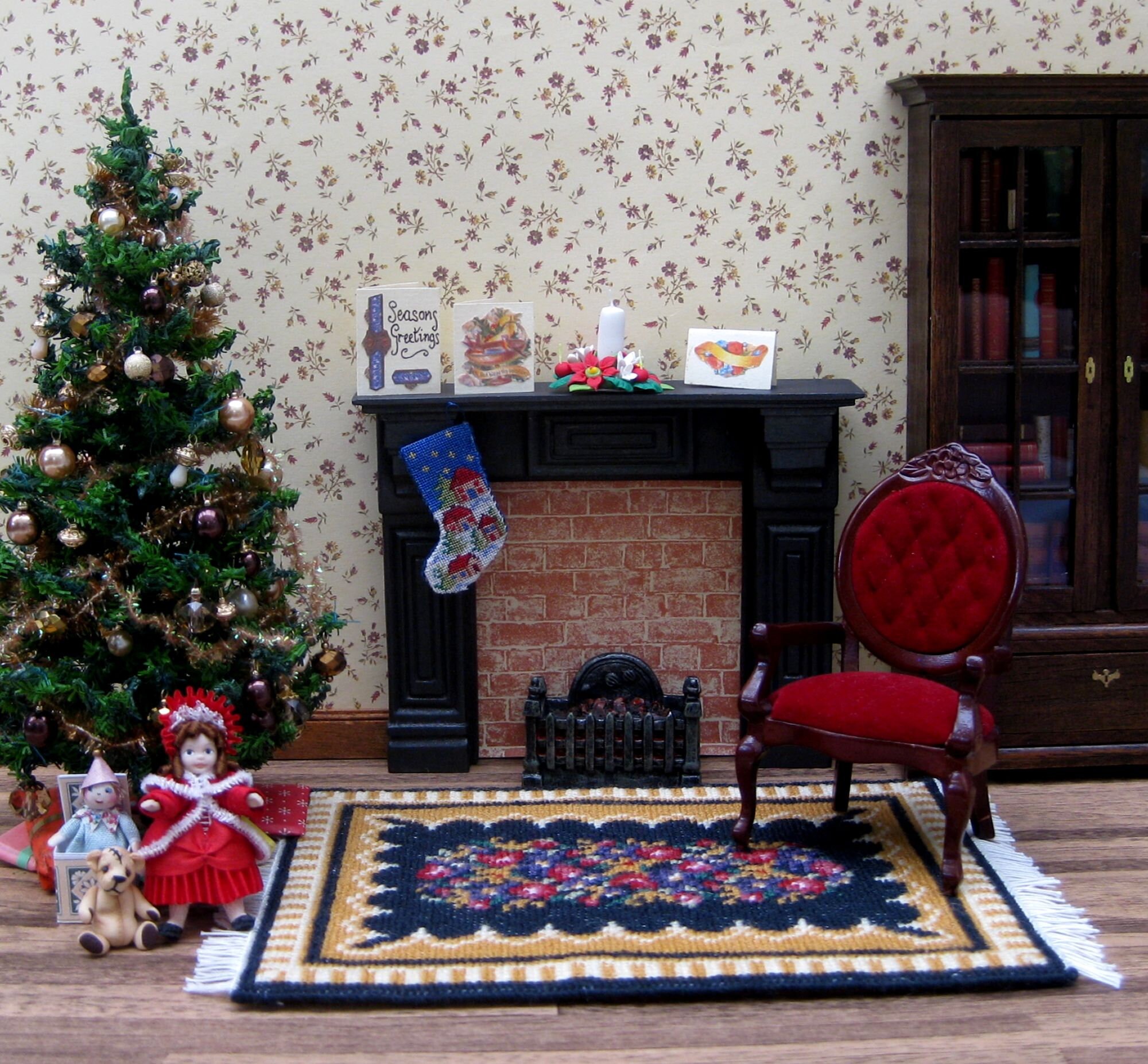 Dollhouse Christmas Stocking Kit Christmas Dollhouse Etsy UK