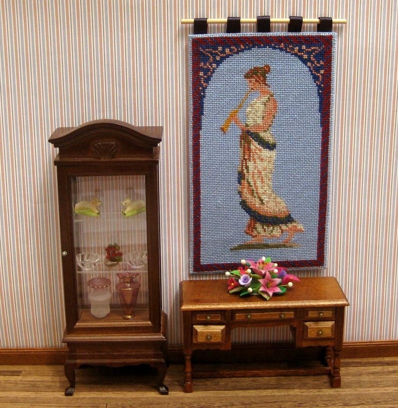 Miniature Wall Hanging Kit 112 Dollhouse Tapestry Etsy