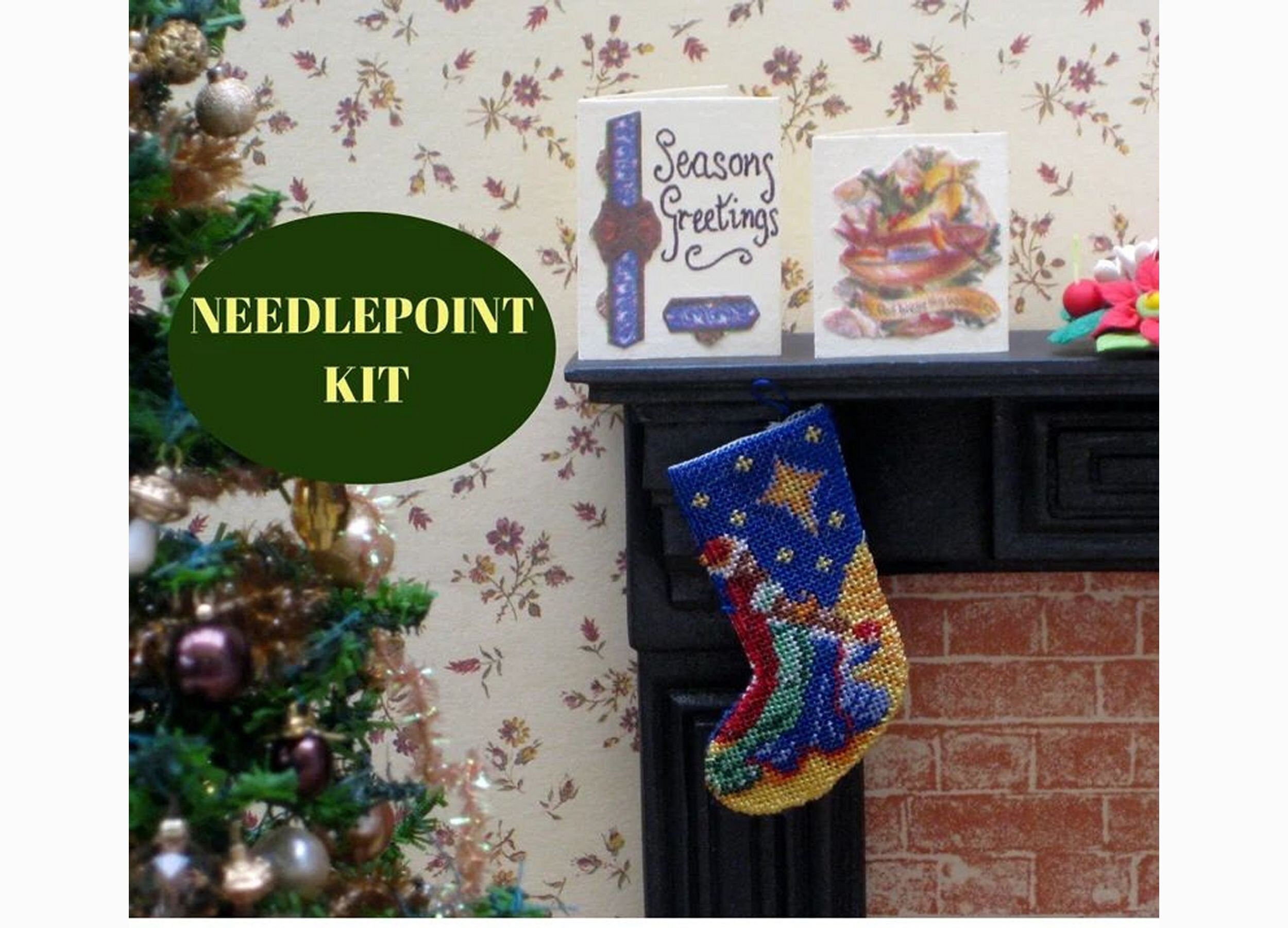 Christmas Stocking Needlepoint Kits -  UK