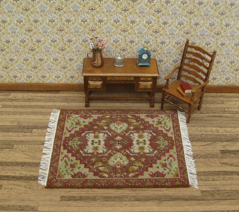 Dollhouse miniatures rug KIT. Doll house rug for 112 scale Etsy