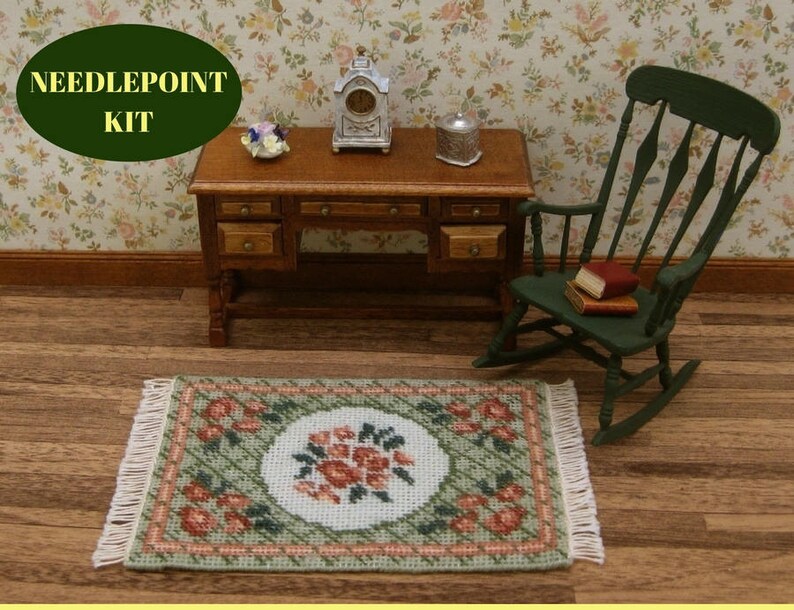 Dollhouse Miniatures Rug KIT. Doll House Rug for 112 Scale Etsy UK