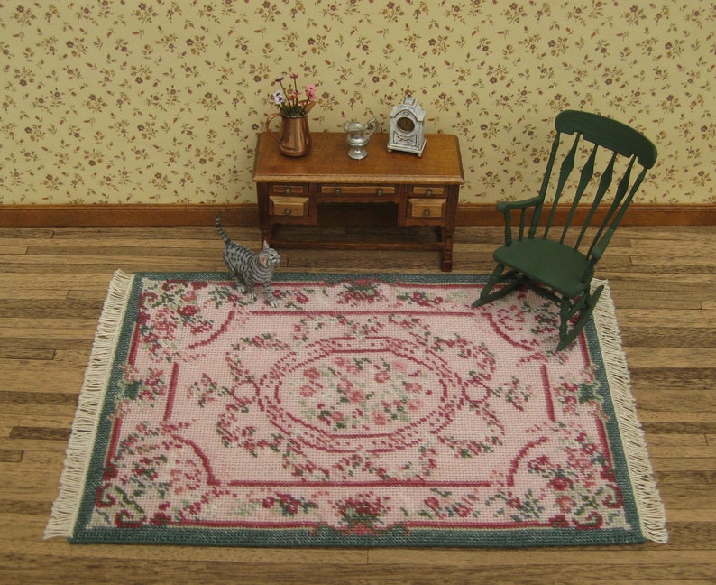 Dollhouse Miniatures Rug KIT. Doll House Rug for 112 Scale Etsy