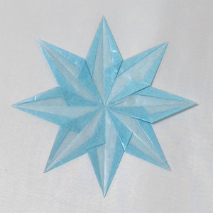 Single Sheet of Light Blue Translucent Wax Paper for Crafts and Gift Wrapping Approx 19 inch x 27 inch image 5