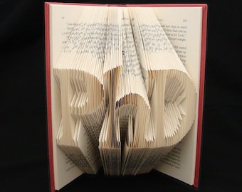 PhD | Folded-Book Art Sculpture | Unique Gift |