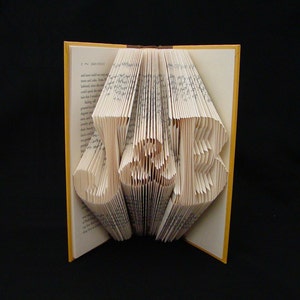 J & B--2 Letters met symbool--Anniversary Gift--liefhebbers--gepersonaliseerde--gevouwen boek Art Sculpture