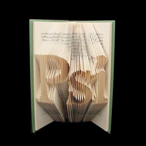 Psi--Phi--Pi--Greek Letter--Initials--Akronymen--3 Letters--Science--Physik--Folded-Book Art Sculpture