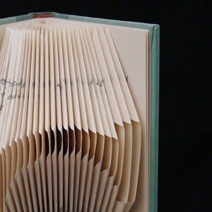 C Monograms Folded-Book Art Sculpture image 5