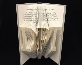 DPT | Doctorate of Physical Therapy | Graduation Gift | Medical | 3 Letters | Folded-Book Art Sculpture | Unique Gift | Customize | Personal