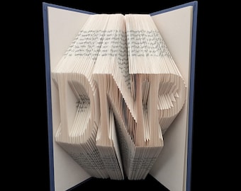 DNP | Doctorate of Nursing Practice | Graduation Gift | Medical | 3 Letters | Folded-Book Art Sculpture | Unique Gift | Customize Gift