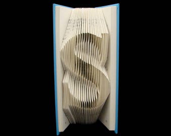 S -- Monograms  -- Letters -- Alphabets -- Characters -- Folded-Book Art Sculpture