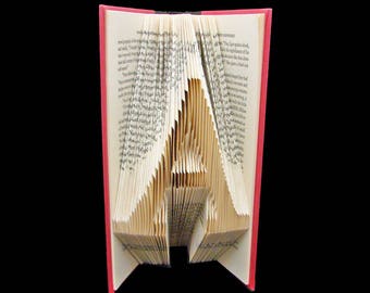 A -- Monograms  -- Folded-Book Art Sculpture