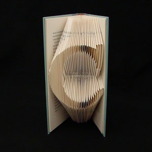 C Monograms Folded-Book Art Sculpture image 3