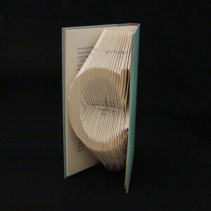 C Monograms Folded-Book Art Sculpture image 1