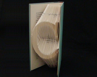 C -- Monograms  -- Folded-Book Art Sculpture