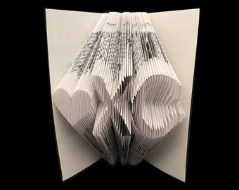 Love XC Logo | Heart XC Logo | Cross Country | Running | Race | Marathon | Book Art Sculpture