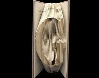 G -- Monograms  -- Folded-Book Art Sculpture