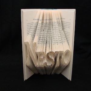 Nesto -- 5 Letter Names -- Folded-Book Art Sculpture