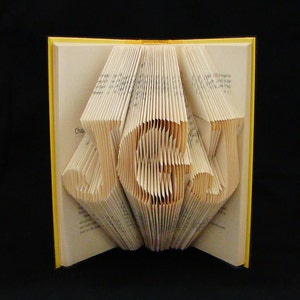 Initials -- Acronyms -- 3 Letter Names Words -- Folded-Book Art Sculpture