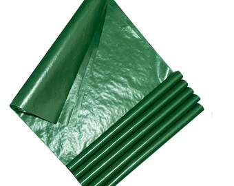 20 Sheets of Dark Green Translucent Wax Paper for making Waldorf Stars | Window Stars | 50cm x 70cm (approx 19.5 inch x 27.5 inch)