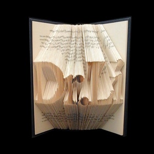 Dr.Li / 4 palabras de la carta / profesor / profesor / vecino / amigo / arte del libro plegado / escultura del libro / regalo personalizado / orden personalizada