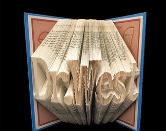 Dr.West | Teacher, Professor | Family Name | Customized Gift | Personalized Gift | 6 Letter Words | Folded-Book Art