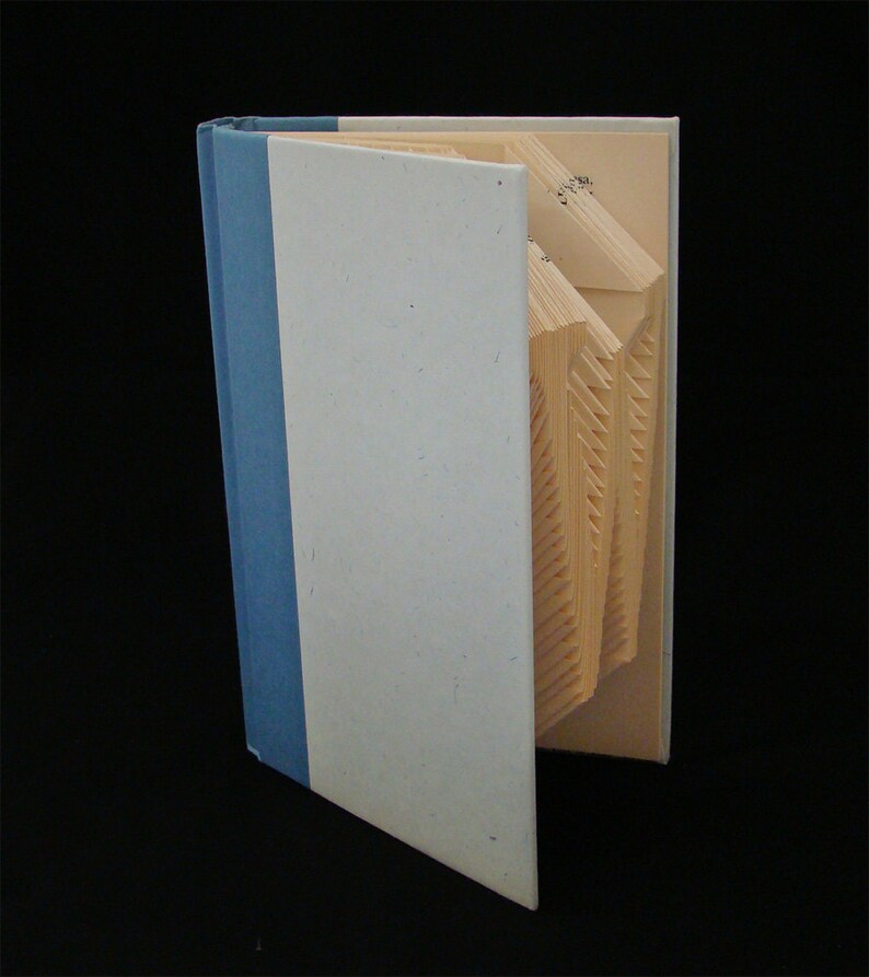 W Monograms Folded-Book Art Sculpture image 3