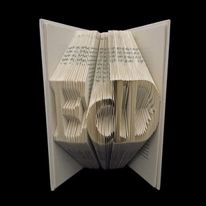 EdD | Arzt | Bildung | Erzieher | Graduierung Geschenk | Professor | 3 Buchstaben | Gefaltet-Buch Kunst Skulptur | Einzigartiges Geschenk | Benutzerdefinierte | persönlich