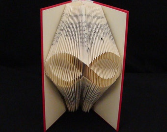 Infinity -- Forever -- Mobius Strip -- Physics Math Symbol --  Folded Book Art Sculpture