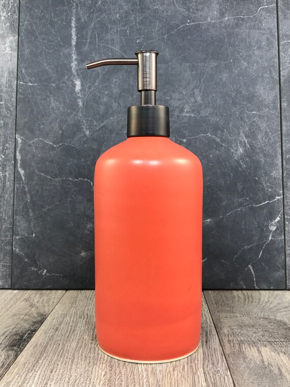 Porta Sapone Liquido Arancione