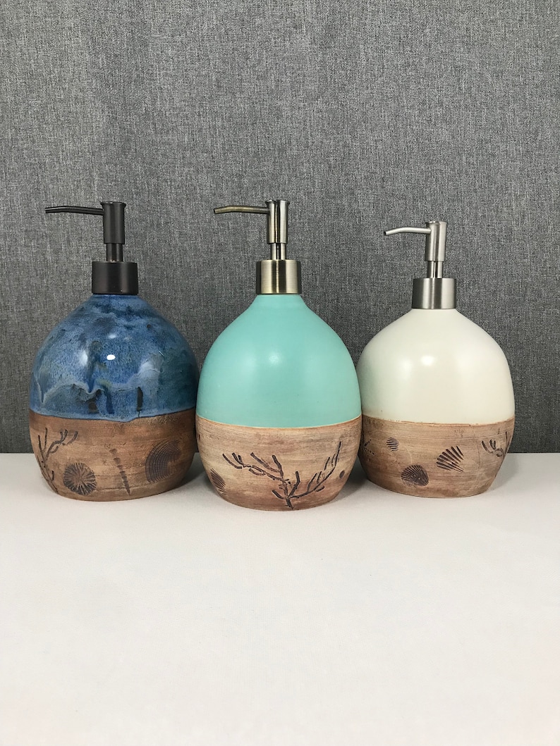 Made to orderCeramic Soap Dispenser Handmade Pottery Lotion Etsy
