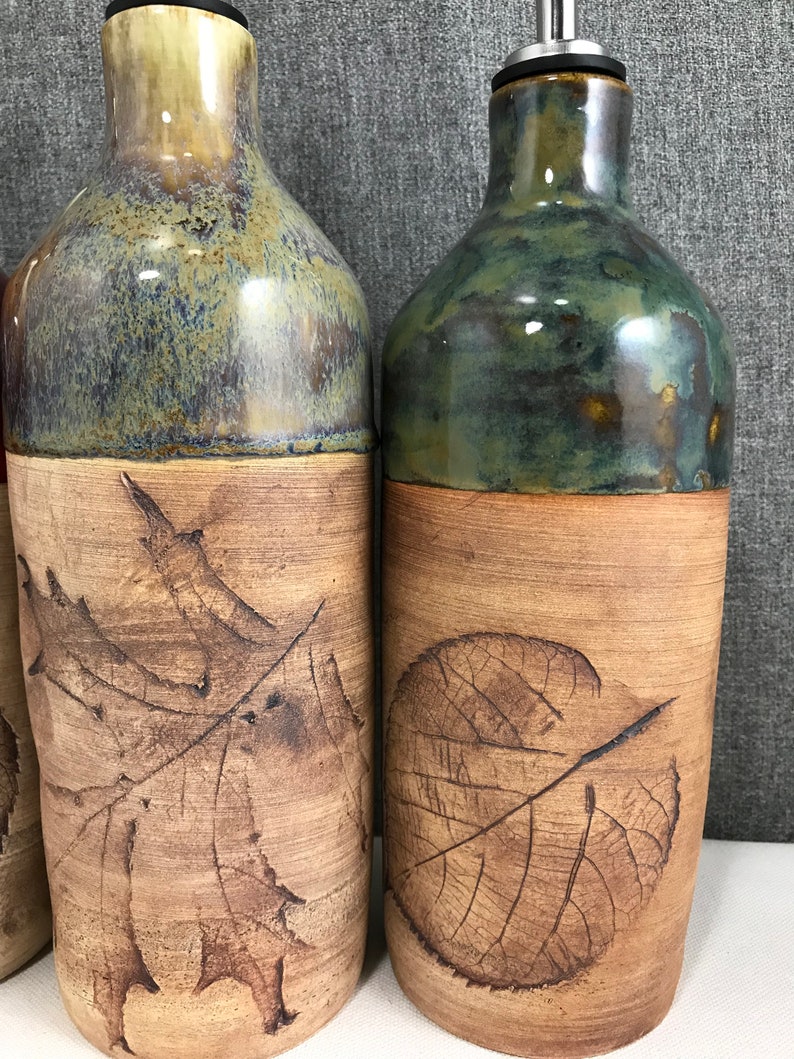 Made to orderHandmade Ceramic olive oil cruet pottery oil