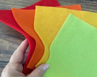 Lush Merino Wool Prefelt (6-8mm thick) 9"x9" sheet