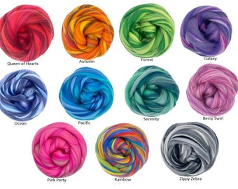 100% Merino Wool Roving COLOR BLENDS