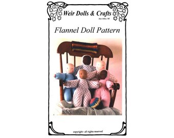 Waldorf Flannel Body Doll Pattern