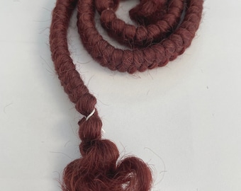 Braided Wool Crepe (roving)– by the foot