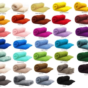 Perendale Wool Carded Batts 50g