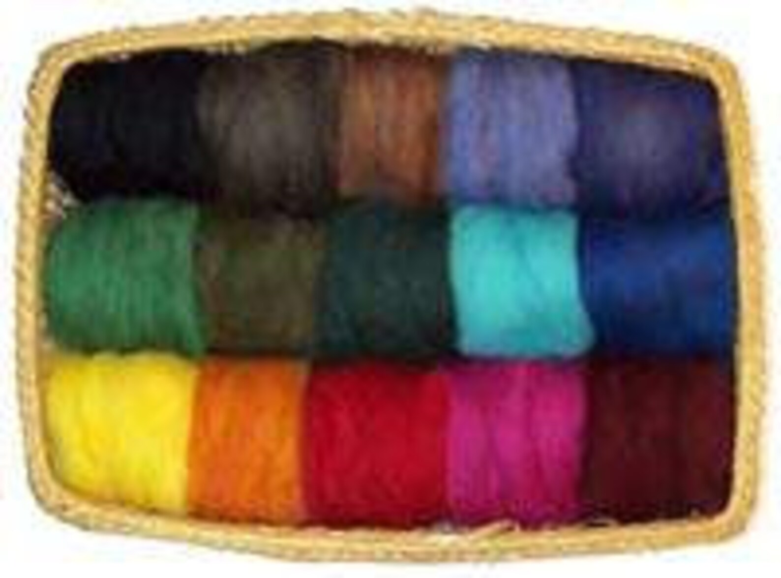 USA Made Ecosoft Wool Roving 15 Vibrant Color Assortment Etsy