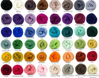 NZ Corriedale Wool Roving 1oz
