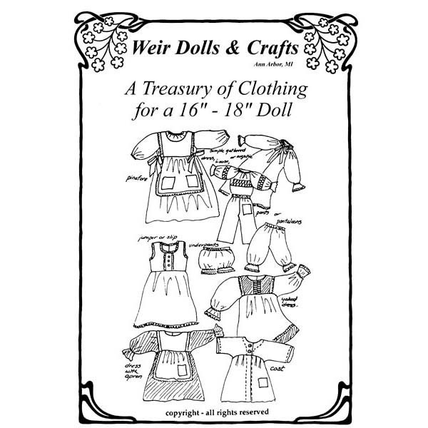 16"-18" Waldorf Doll Clothing Patterns