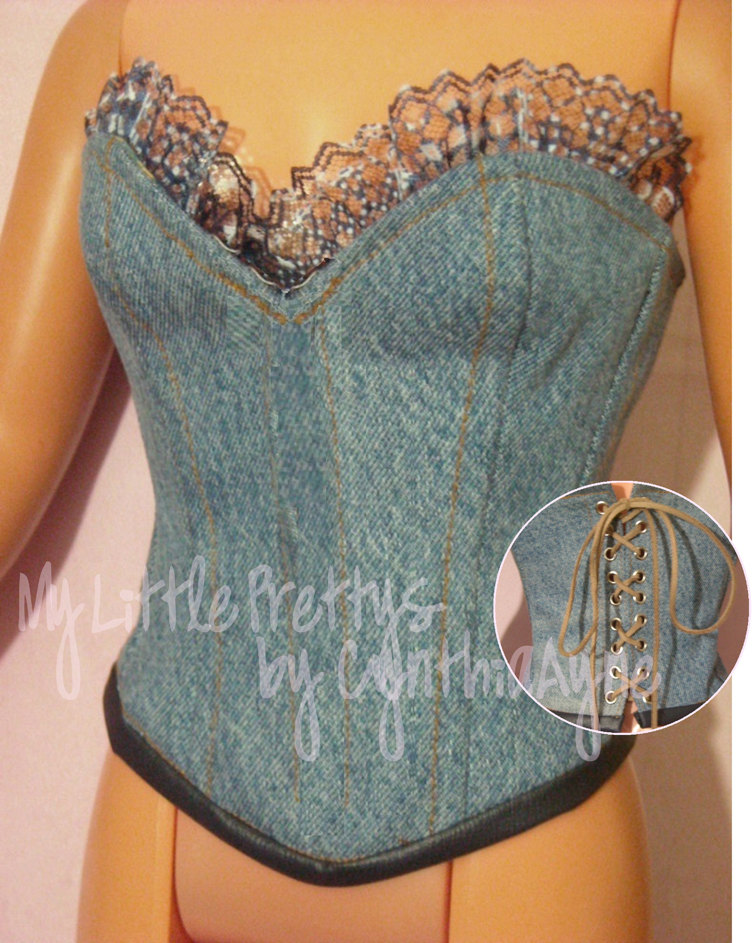 Barbie Corset Overbust Doll Pattern PDF Download My Size Barbie