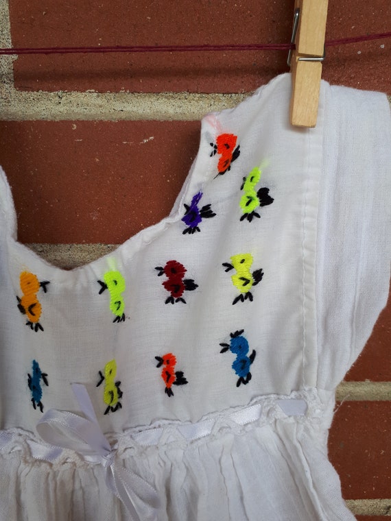 Handmade Bird Embroidered Souvenir Baby Toddler Dress Size Etsy