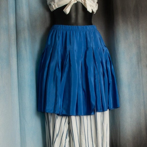 Belly Dance Blue Full Skirt Topper