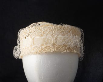 Vintage Ladies Pillbox Theatrical Fusion Dance Hat