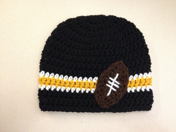 crochet steelers hat