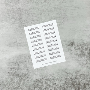 Migräne Stickers | Gesundheit Aufkleber | Journal Aufkleber | Journal Aufkleber