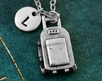 Luggage Necklace SMALL Baggage Necklace Traveler Charm Necklace Travel Jewelry Travel Gift Long Distance Relationship Gift Vacation Jewelry