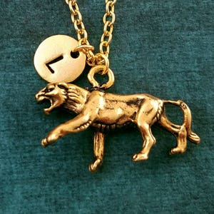 Panther Necklace SMALL Panther Charm Necklace Jaguar Necklace Big Cat Necklace Cougar Necklace Cougar Jewelry Pendant Necklace Personalized