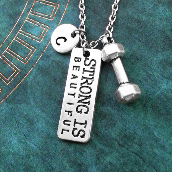 Be Strong Necklace Etsy